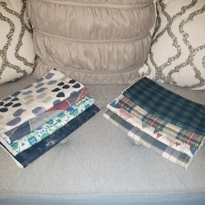 Baby burp and drool cloths (hand sewn)